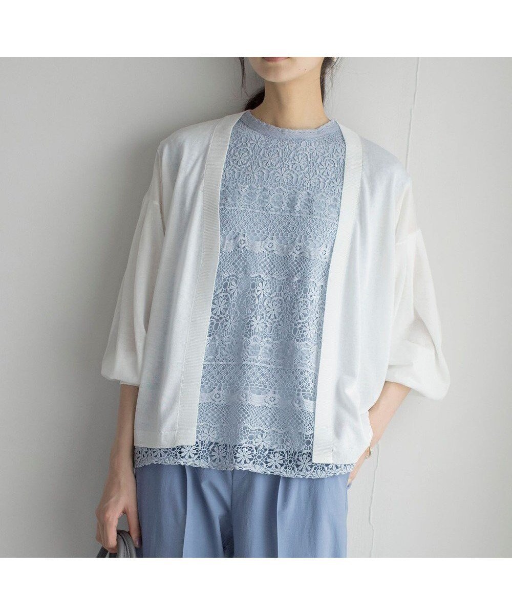 【組曲/KUMIKYOKU】のシアーニットドルマンカーディガン 人気、トレンドファッション・服の通販 founy(ファニー) 　ファッション　Fashion　レディースファッション　Fashion for Women　トップス・カットソー　Cut & Sew Tops　ニット　Knit Tops & Sweaters　カーディガン・羽織り　Layered Style Cardigans　春　Spring　カーディガン　Cardigan, Knitwear　シアー　Sheer, See-Through　S/S・春夏　SS, Spring/Summer, Warm Season　夏　Summer　 other-1|ID: prp329100004466584 ipo3291000000031346144