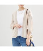 【組曲/KUMIKYOKU】のシアーニットドルマンカーディガン 人気、トレンドファッション・服の通販 founy(ファニー) ファッション Fashion レディースファッション Fashion for Women トップス・カットソー Cut & Sew Tops ニット Knit Tops & Sweaters カーディガン・羽織り Layered Style Cardigans 春 Spring カーディガン Cardigan, Knitwear シアー Sheer, See-Through S/S・春夏 SS, Spring/Summer, Warm Season 夏 Summer thumbnail ベージュ系|ID: prp329100004466584 ipo3291000000033125707