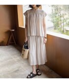 【組曲/KUMIKYOKU】の【春夏のNEWカラー登場】ギャザーライトデシン パンツ アイボリー系|ID: prp329100004466590 ipo3291000000031708539