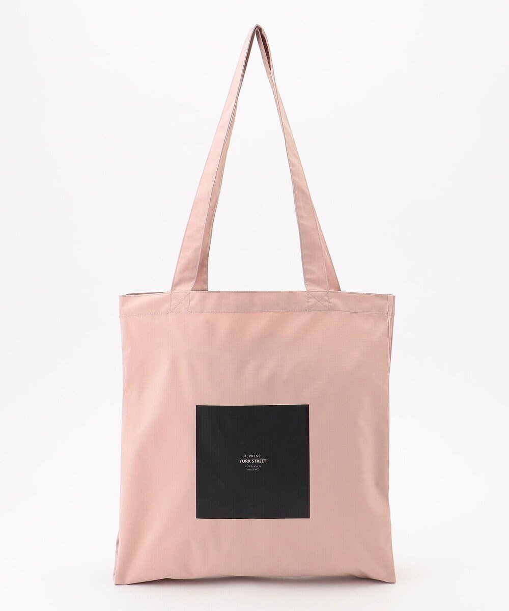 【ジェイプレスヨークストリート/J.PRESS YORK STREET】の【UNISEX】2ポケットロゴトートバック インテリア・キッズ・メンズ・レディースファッション・服の通販 founy(ファニー) 　ファッション　Fashion　レディースファッション　WOMEN　バッグ　Bag　ユニセックス　Unisex　コンパクト　Compact　トートバック　Tote Bag　ポケット　Pocket　リップ　Lip　軽量　Lightweight　ピンク系|ID: prp329100004466596 ipo3291000000032043677