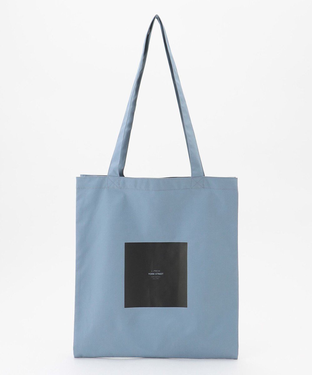【ジェイプレスヨークストリート/J.PRESS YORK STREET】の【UNISEX】2ポケットロゴトートバック インテリア・キッズ・メンズ・レディースファッション・服の通販 founy(ファニー) 　ファッション　Fashion　レディースファッション　WOMEN　バッグ　Bag　ユニセックス　Unisex　コンパクト　Compact　トートバック　Tote Bag　ポケット　Pocket　リップ　Lip　軽量　Lightweight　ブルー系|ID: prp329100004466596 ipo3291000000032043681
