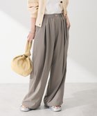 【グリーンパークス/Green Parks】の・SUGAR SPOON カーブタックパンツ Gray Beige|ID: prp329100004466607 ipo3291000000033580168