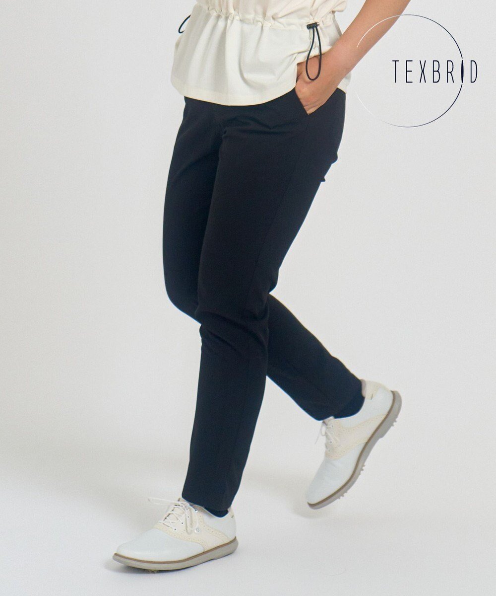 【23区 ゴルフ/NIJYUSANKU GOLF】の【辻梨恵プロ着用】【WOMEN】高伸縮・超軽量・撥水「TEXBRID」パンツ 驚きの軽さとストレッチ性 普段着としても人気◎ インテリア・キッズ・メンズ・レディースファッション・服の通販 founy(ファニー) 　ファッション　Fashion　レディースファッション　Fashion for Women　パンツ　Pants & Trousers　アウトドア　Outdoor Clothing　春　Spring　吸水　Absorbent, Quick-Dry　軽量　Lightweight, Ultra Light　シンプル　Simple, Minimal　ストレッチ　Stretch, Stretchy Fabric　ストレート　Straight, Straight Cut　定番　Standard, Basic Item　人気　Popular, Best Seller　ボトム　Bottoms, Lower Wear　ポケット　Pocket, Pocket Detail　ポーチ　Pouch, Small Case　ラウンド　Round, Round Neck　ワンポイント　One Point, Statement Accent　S/S・春夏　SS, Spring/Summer, Warm Season　夏　Summer　ブラック系|ID: prp329100004466647 ipo3291000000033577453