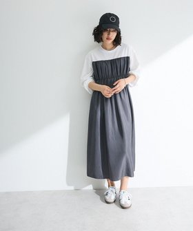 【グリーンパークス/Green Parks】のシャーリングドッキングワンピース 人気、トレンドファッション・服の通販 founy(ファニー) ファッション Fashion レディースファッション WOMEN ワンピース Dress カットソー Cut And Sew シャーリング Shirring ドッキング Docking フィット Fit ポケット Pocket エレガント 上品 Elegant 夏 Summer 春 Spring S/S・春夏 Ss・Spring/Summer |ID:prp329100004466800