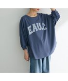 【グリーンパークス/Green Parks】の7分袖ミニ裏毛ドルマンロゴプルオーバー Navy|ID: prp329100004466808 ipo3291000000031835011