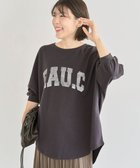 【グリーンパークス/Green Parks】の7分袖ミニ裏毛ドルマンロゴプルオーバー Charcoal Gray|ID: prp329100004466808 ipo3291000000033818592