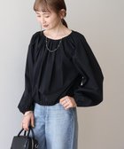 【アメリカンホリック/AMERICAN HOLIC】のイージーケアオフショルダーギャザーブラウス Black|ID: prp329100004466820 ipo3291000000031963317