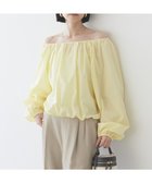【アメリカンホリック/AMERICAN HOLIC】のイージーケアオフショルダーギャザーブラウス Yellow|ID: prp329100004466820 ipo3291000000032773005
