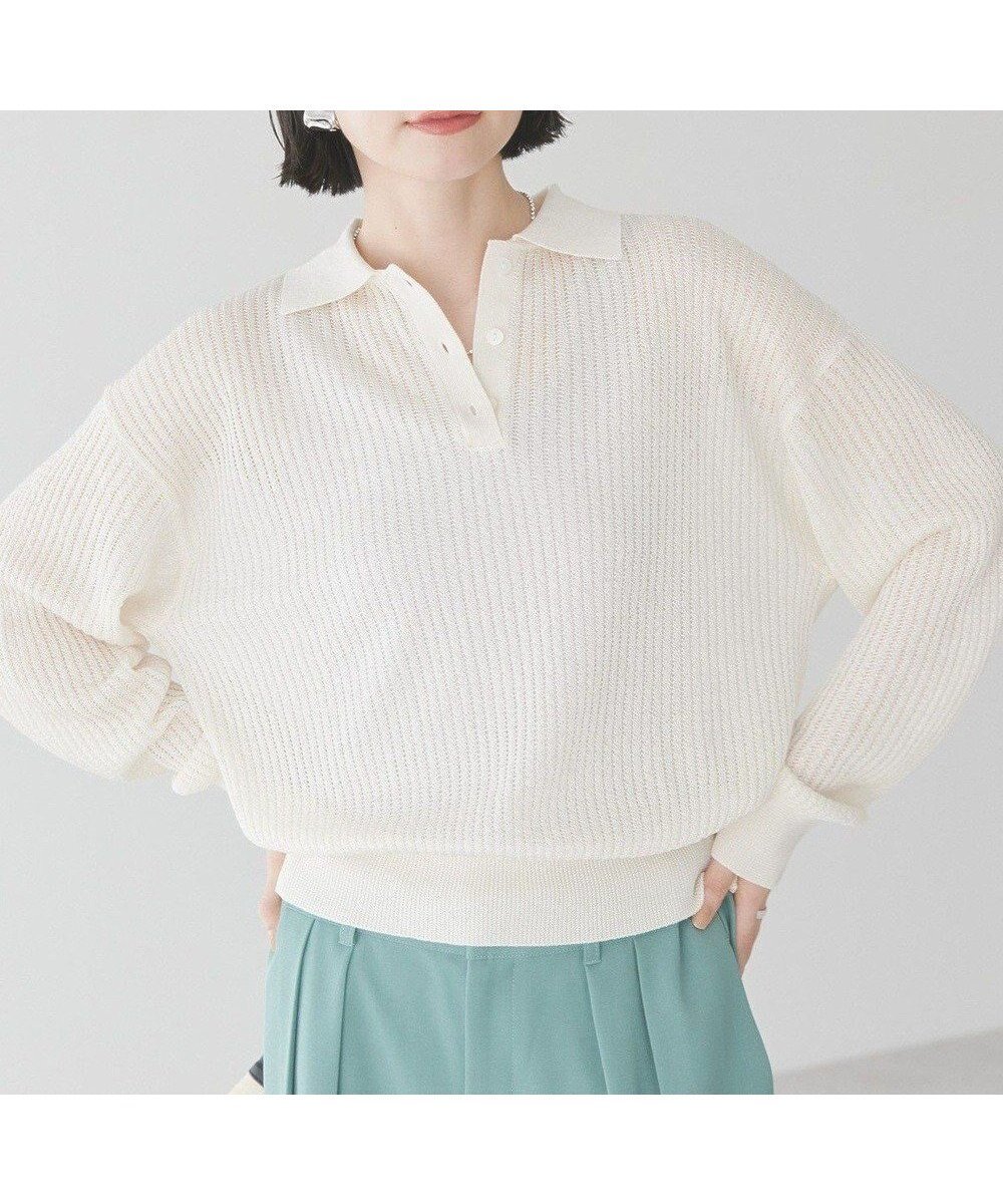【アメリカンホリック/AMERICAN HOLIC】のメタルライクニットポロ 人気、トレンドファッション・服の通販 founy(ファニー) 　ファッション　Fashion　レディースファッション　WOMEN　トップス・カットソー　Tops/Tshirt　ニット　Knit Tops　おすすめ　Recommend　インナー　Inner　セーター　Sweater　ハーフ　Half　ポケット　Pocket　メタル　Metal　ロング　Long　夏　Summer　春　Spring　S/S・春夏　Ss・Spring/Summer　 other-1|ID: prp329100004466828 ipo3291000000031895515