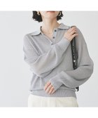 【アメリカンホリック/AMERICAN HOLIC】のメタルライクニットポロ Light Gray|ID: prp329100004466828 ipo3291000000031895519
