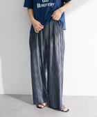 【グリーンパークス/Green Parks】のセルフカットウェーブプリーツパンツ Navy|ID: prp329100004466834 ipo3291000000031810376