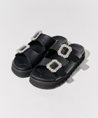 【アメリカンホリック/AMERICAN HOLIC】のビジューフラットサンダル Black|ID: prp329100004466851 ipo3291000000031985610