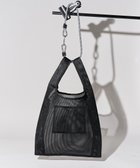 【アメリカンホリック/AMERICAN HOLIC】のロープ付メッシュトートバッグ Black|ID: prp329100004466886 ipo3291000000031985621