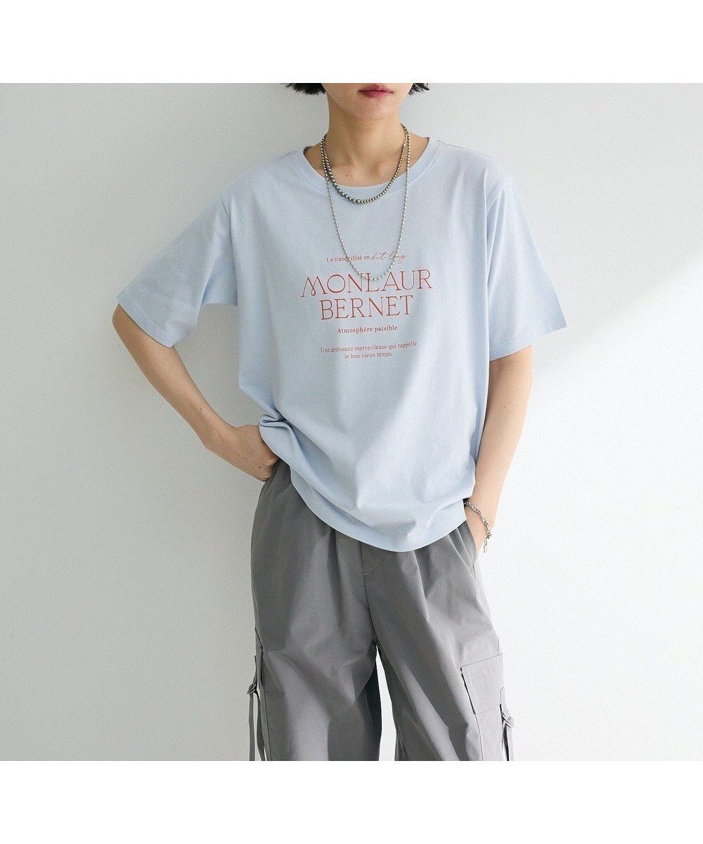 【グリーンパークス/Green Parks】のBP フェミニンロゴレギュラーTシャツ インテリア・キッズ・メンズ・レディースファッション・服の通販 founy(ファニー) 　ファッション　Fashion　レディースファッション　Fashion for Women　トップス・カットソー　Cut & Sew Tops　シャツ・ブラウス・オフィスカジュアル　Elegant Blouses & Button-Ups　ロングTシャツ・Tシャツ　Longline T-Shirts & Tees　カットソー・ベーシックTシャツ　Cut-and-Sewn Tops / Stretch Tees & Basics　おすすめ　Recommended / Our Picks　カットソー　Cut and Sewn Top　フェミニン　Feminine, Girly　ベーシック　Basic, Essential　ポケット　Pocket, Pocket Detail　再入荷　Restock / Back in Stock　夏　Summer　春　Spring　S/S・春夏　SS, Spring/Summer, Warm Season　Sax|ID: prp329100004466896 ipo3291000000033384323