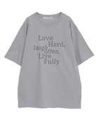【グリーンパークス/Green Parks】の・ELENCARE DUE ロゴpt 6分袖TEE Blue|ID: prp329100004466906 ipo3291000000032366014