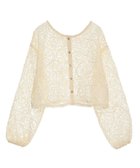 【グリーンパークス/Green Parks】の・ELENCARE DUE 2wayコードレースカーデ Ivory|ID: prp329100004466910 ipo3291000000032617516