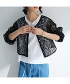 【グリーンパークス/Green Parks】の・ELENCARE DUE 2wayコードレースカーデ Black|ID: prp329100004466910 ipo3291000000032617519