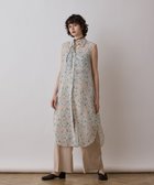 【グレース コンチネンタル/GRACE CONTINENTAL】のフラワーロングシャツ ベージュ|ID: prp329100004466940 ipo3291000000031834884