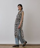 【グレース コンチネンタル/GRACE CONTINENTAL】のフラワーロングシャツ ブラック|ID: prp329100004466940 ipo3291000000031834885