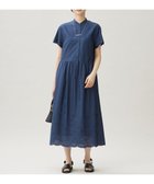 【自由区/JIYU-KU】の【接触冷感・洗える】エンブロイダリーローンシャツ ワンピース コバルトブルー|ID: prp329100004466946 ipo3291000000031708554
