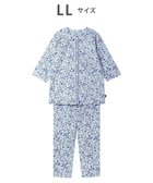 【ワコール/WACOAL】のワコール_リラックス&スリープ パジャマ 7分袖 長袖 長ズボン 綿100%(本体) ミントン レディース NDT255 /ワコール サックス|ID: prp329100004466955 ipo3291000000031834902
