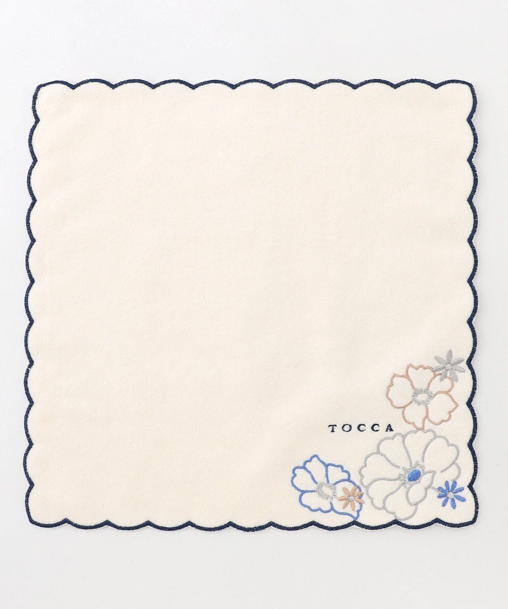 【トッカ/TOCCA】のCLASSY SCALLOPED TOWELCHIEF タオルハンカチ インテリア・キッズ・メンズ・レディースファッション・服の通販 founy(ファニー) 　ファッション　Fashion　レディースファッション　Fashion for Women　ミニ財布・二つ折り財布　Wallets & Card Cases　エレガント 上品　Elegant　タオル　Towel, Bath Towel　ハンカチ　Handkerchief, Hanky　ハンド　Hand, Handmade　財布　Wallet, Purse　アイボリー系|ID: prp329100004466961 ipo3291000000033502349