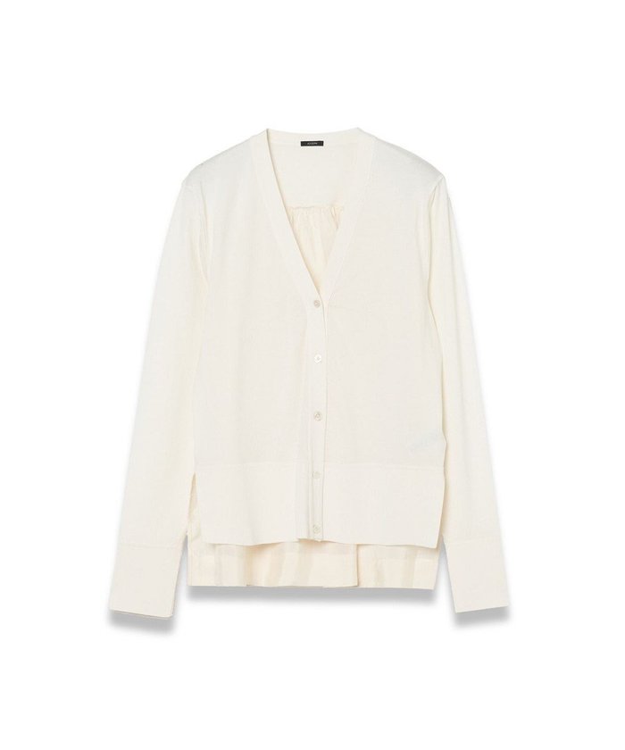 【ジョゼフ/JOSEPH】のジャージーハボタイ ロングスリーブカーディガン インテリア・キッズ・メンズ・レディースファッション・服の通販 founy(ファニー) https://founy.com/ ファッション Fashion レディースファッション WOMEN トップス・カットソー Tops/Tshirt カーディガン Cardigans カーディガン Cardigan ギャザー Gather シルク Silk ジャージ Jersey ジャージー Jersey スリット Slit フィット Fit フラット Flat プリーツ Pleats レギュラー Regular 夏 Summer 春 Spring S/S・春夏 Ss・Spring/Summer 長袖 Long Sleeve |ID: prp329100004466963 ipo3291000000031834903