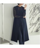 【アイシービー/iCB】の【接触冷感・UVケア・速乾・洗える】FluidBackSatin ロングジレ ネイビー系|ID: prp329100004467184 ipo3291000000032663059