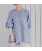 【ティアクラッセ/Tiaclasse】の【洗える】パフスリーブチュニックブラウス 人気、トレンドファッション・服の通販 founy(ファニー) ファッション Fashion レディースファッション Fashion for Women トップス・カットソー Cut & Sew Tops シャツ・ブラウス・オフィスカジュアル Elegant Blouses & Button-Ups アクセサリー Fashion Accessories ウォッシャブル Machine Washable 春 Spring 洗える Machine Washable 秋 Autumn カフス Cuff Design シューズ Shoes, Footwear ストライプ Stripe, Striped Pattern スマート Smart, Elegant スリーブ Sleeve, Long Sleeve / Short Sleeve チュニック Tunic, Long Top 長袖 Long Sleeve, Full Sleeve フレア Flare, Flared ポケット Pocket, Pocket Detail 無地 Plain, Solid Color ヨーク Yoke, Yoke Design ロング Long, Long-Length S/S・春夏 SS, Spring/Summer, Warm Season 再入荷 Restock / Back in Stock 夏 Summer 新作・新入荷 New Arrivals / New In thumbnail ネイビーストライプ|ID: prp329100004467209 ipo3291000000033683570