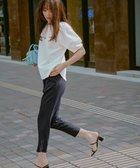 【エニィ スィス/any SiS】の【接触冷感・UVカット・吸水速乾】サラキレイ テーパード パンツ ネイビー|ID: prp329100004467252 ipo3291000000034323337