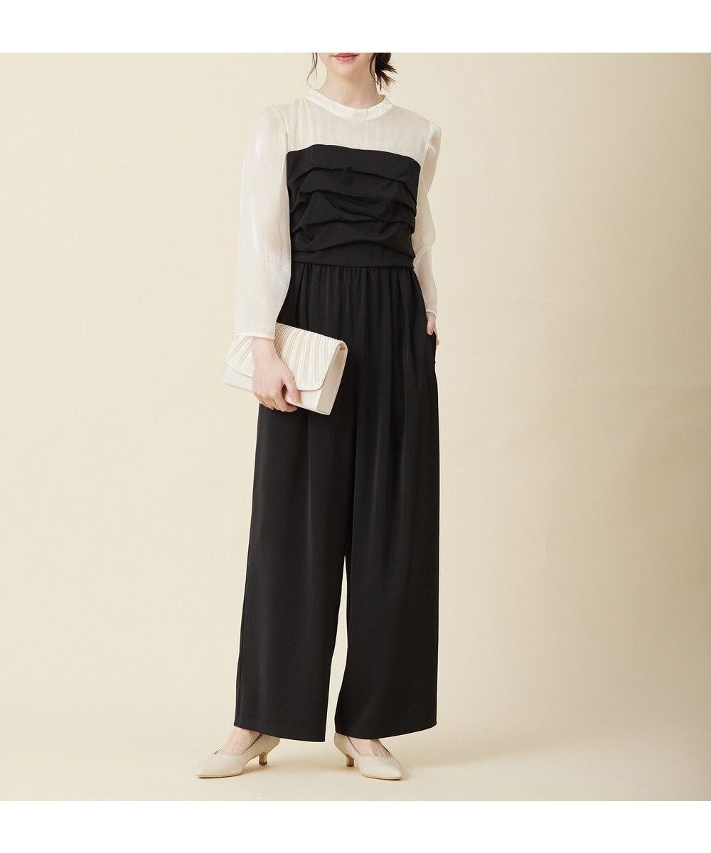 【エニィ スィス/any SiS】の【洗える】デザインタック コンビネゾン 人気、トレンドファッション・服の通販 founy(ファニー) 　ファッション　Fashion　レディースファッション　Ladies' Fashion Online　ワンピース　Dress　オールインワン ワンピース　All In One Dress　サロペット　Salopette　インナー　Inner　オーガンジー　Organdy　春　Spring　洗える　Washable　ギャザー　Gather　コンビネゾン　Combinaison　シャンブレー　Chambray　スタイリッシュ　Stylish　ダブル　Double　トレンド　Trend　パーティ　Party　ポケット　Pocket　マニッシュ　Mannish　リラックス　Relax　S/S・春夏　Ss・Spring/Summer　おすすめ　Recommend　夏　Summer　エレガント 上品　Elegant　NEW・新作・新着・新入荷　New Arrivals　 other-1|ID: prp329100004467310 ipo3291000000032643957