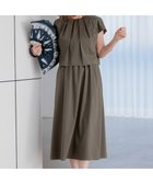【23区/NIJYUSANKU】の【接触冷感/洗える】ストレッチラミータフタ ワンピース モカ系|ID: prp329100004467323 ipo3291000000031966733