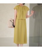 【23区/NIJYUSANKU】の【接触冷感/洗える】ストレッチラミータフタ ワンピース アニスグリーン系|ID: prp329100004467323 ipo3291000000031966735