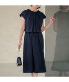 【23区/NIJYUSANKU】の【接触冷感/洗える】ストレッチラミータフタ ワンピース ネイビー系|ID: prp329100004467323 ipo3291000000031966738