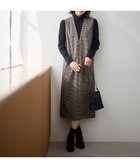 【エニー/ANY】の【手洗い可】ラメチェックジャガードワンピース ベージュ×ブラック|ID: prp329100004467366 ipo3291000000034296766