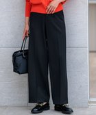 【23区/NIJYUSANKU】の【CLASSY.2月号掲載/洗える】TRストレッチギャバ ワイドパンツ ブラック系|ID: prp329100004467432 ipo3291000000031962688