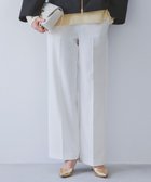 【23区/NIJYUSANKU】の【CLASSY.2月号掲載/洗える】TRストレッチギャバ ワイドパンツ ホワイト系|ID: prp329100004467432 ipo3291000000031962693