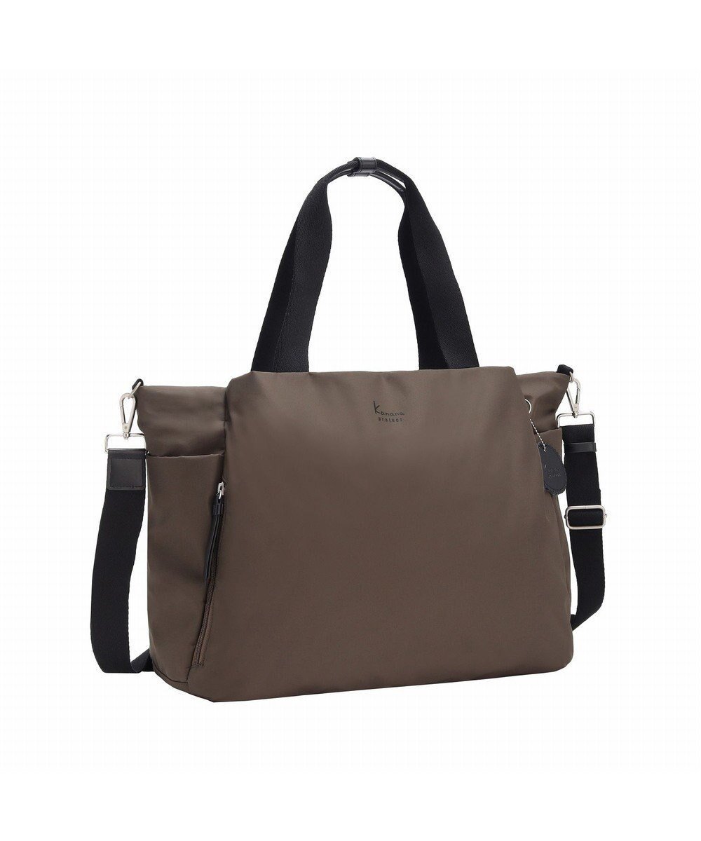 【エースバッグズアンドラゲッジ/ACE BAGS & LUGGAGE】のKanana project collection DYLサリール2 2WAY ボストンバッグ 35954 カナナ プロジェクト インテリア・キッズ・メンズ・レディースファッション・服の通販 founy(ファニー) 　ファッション　Fashion　レディースファッション　WOMEN　傘　Umbrella　シャンブレー　Chambray　ショルダー　Shoulder　セットアップ　Set Up　トレンド　Trend　フロント　Front　ボストンバッグ　Boston Bag　ポケット　Pocket　再入荷　Restock/Back In Stock/Re Arrival　旅行　Travel　スーツケース キャリーケース　Suitcase　カーキブラウン|ID: prp329100004467508 ipo3291000000032087777