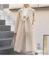 【エニィ スィス/any SiS】の【洗える】ライトミディトレンチ コート 人気、トレンドファッション・服の通販 founy(ファニー) ファッション Fashion レディースファッション WOMEN アウター Coat Outerwear コート Coats ジャケット Jackets トレンチコート Trench Coats クラシカル Classical ジャケット Jacket スリーブ Sleeve チェスター Chester バランス Balance フロント Front 夏 Summer 春 Spring S/S・春夏 Ss・Spring/Summer 洗える Washable |ID:prp329100004467525