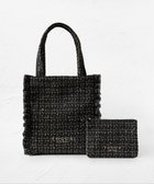 【トッカ/TOCCA】の【ヨンア×大人百花×TOCCAコラボカラー有り】PRECIOUS WAVES BAG WITH POUCH ポーチ付きトートバッグ 人気、トレンドファッション・服の通販 founy(ファニー) ファッション Fashion レディースファッション WOMEN バッグ Bag ポーチ Pouches エレガント 上品 Elegant シンプル Simple スパンコール Sequins スペシャル Special 財布 Wallet 雑誌 Magazine デニム Denim トレンド Trend ドット Dot フェミニン Feminine フラット Flat フリル Frills ポケット Pocket ポーチ Pouch 無地 Plain Color リュクス Luxe レオパード Leopard A/W・秋冬 Aw・Autumn/Winter・Fw・Fall-Winter 冬 Winter 2024年 2024 ビジネス 仕事 通勤 Business 2024-2025秋冬・A/W Aw/Autumn/Winter/Fw/Fall/2024-2025 thumbnail ブラックツイード|ID: prp329100004467573 ipo3291000000032168058