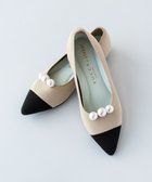 【トッカ/TOCCA】の【軽量・撥水・お洗濯可・選べるシュークリップ】steppi×TOCCA BICOLOR POINTED PUMPS パンプス ベージュ×パール|ID: prp329100004467652 ipo3291000000031970580