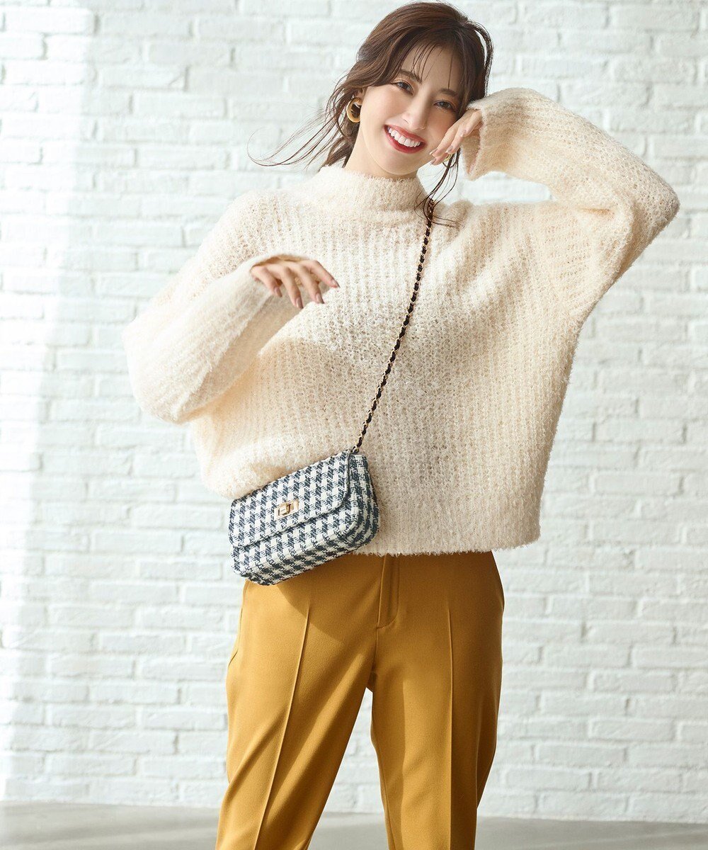 【エニィ スィス/any SiS】の【洗える】ブークレースパンコール ニット 人気、トレンドファッション・服の通販 founy(ファニー) 　ファッション　Fashion　レディースファッション　WOMEN　トップス・カットソー　Tops/Tshirt　ニット　Knit Tops　スパンコール　Sequins　セーター　Sweater　トレンド　Trend　フェミニン　Feminine　モコモコ　Fluffy　リラックス　Relax　エレガント 上品　Elegant　洗える　Washable　A/W・秋冬　Aw・Autumn/Winter・Fw・Fall-Winter　 other-1|ID: prp329100004467672 ipo3291000000031990916