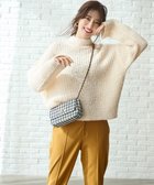 【エニィ スィス/any SiS】の【洗える】ブークレースパンコール ニット アイボリー|ID: prp329100004467672 ipo3291000000031990918