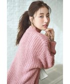 【エニィ スィス/any SiS】の【洗える】ブークレースパンコール ニット ピンク|ID: prp329100004467672 ipo3291000000034296499