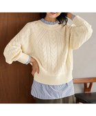 【エニー/ANY】の【洗濯機可】ソフトタッチケーブル2WAYニット エクリュ|ID: prp329100004467679 ipo3291000000034296739