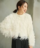 【ハッシュニュアンス/#Newans】の〈春名亜美さんコラボ〉リボンヤーンニットカーディガン ホワイト|ID: prp329100004467851 ipo3291000000031930034