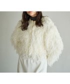 【ハッシュニュアンス/#Newans】のリボンヤーンニットカーディガン ホワイト|ID: prp329100004467851 ipo3291000000036200315