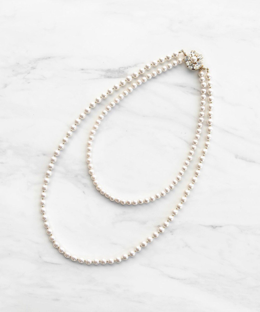 【トッカ/TOCCA】の【3WAY】BIJOUX CLASP PEARL NECKLACE ネックレス インテリア・キッズ・メンズ・レディースファッション・服の通販 founy(ファニー) 　ファッション　Fashion　レディースファッション　Fashion for Women　ジュエリー　Jewelry　ネックレス　Necklaces & Pendants　おすすめ　Recommended / Our Picks　アクセサリー　Fashion Accessories　アシンメトリー　Asymmetrical Style　ギフト プレゼント　Gift / Present　セレモニー　Ceremony　ネックレス　Necklace, Pendant Necklace　バランス　Balance, Style Balance　パール　Pearl, Pearl Accent　ビジュー　Bijou, Jewel-like Accent　フォーマル　Formal, Dressy　フラワー　Flower, Floral　フロント　Front, Front Design　モチーフ　Motif, Design Theme　ゴールド系|ID: prp329100004468002 ipo3291000000032646329