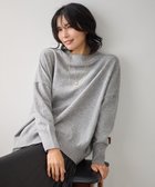 【エニィファム/any FAM】の【洗濯機可/6色展開】ムースタッチボクシーニット グレー|ID: prp329100004468030 ipo3291000000033554402