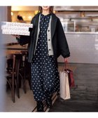 【アンフィーロ 自由区/UNFILO】の【大好評により新色追加!】プリントワンピース ブラック×オフ|ID: prp329100004468073 ipo3291000000031907404